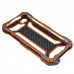iPhone 4 4s - R-Just Outdoor Ultra Light Aviation Aluminium Drop-Proof Metal Phone Protective Cover Case - Orange